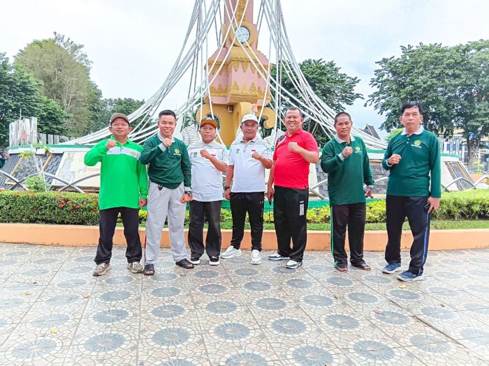 Semangat Menginspirasi, Para Kamad Tsanawiyah se-Provinsi Jambi Gelar Olahraga Pagi dalam Rangkaian BIMTEK KBC