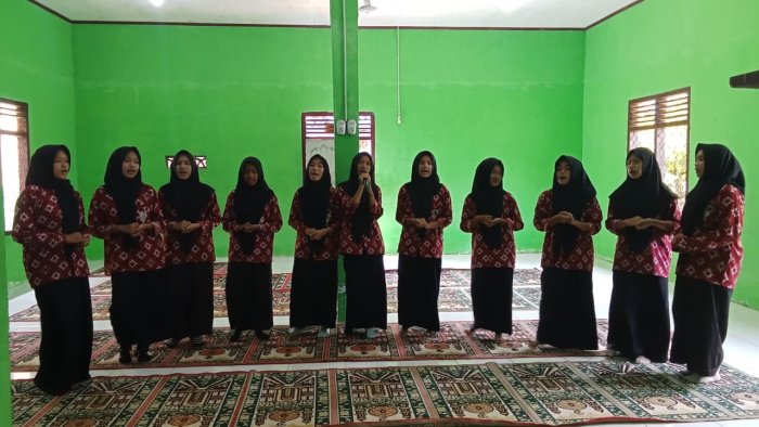 Hadapi Perayaan Maulid Nabi Muhammad SAW, Siswa MTsN 1 Bungo Intensif Gelar Latihan Sholawat