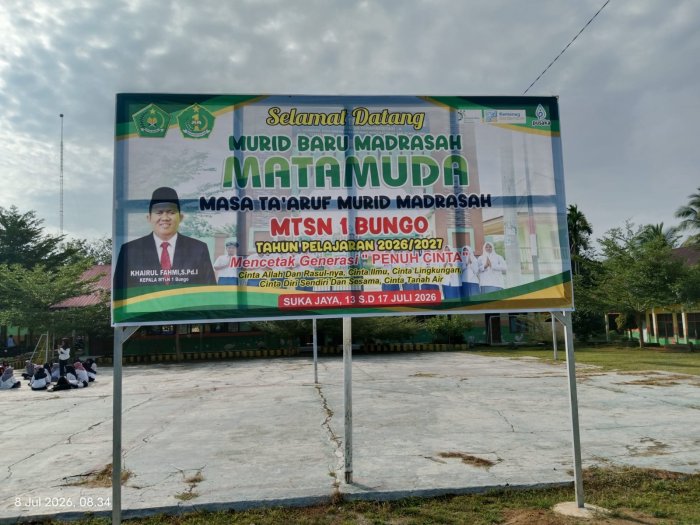 MTsN 1 Bungo Siap Gelar MATAMUDA 2026, Sambut Peserta Didik Baru 13-17 Juli
