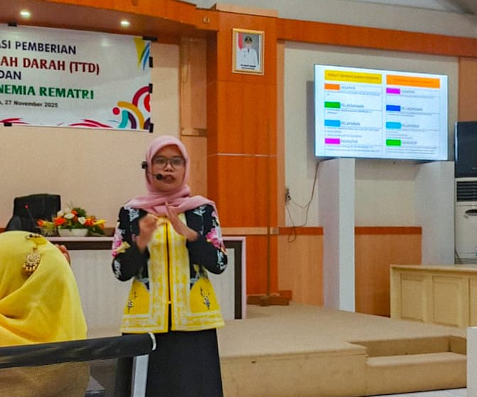 Penguatan Edukasi Gizi Remaja Putri, Ibu Elfira Ikuti Pemaparan Materi Nutrisi dari Dinkes Bungo