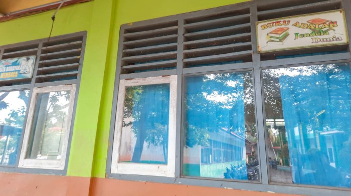 Bukan Sekedar Spanduk, Perpustakaan MTsN 1 Bungo Terus Giatkan Budaya Baca Siswa