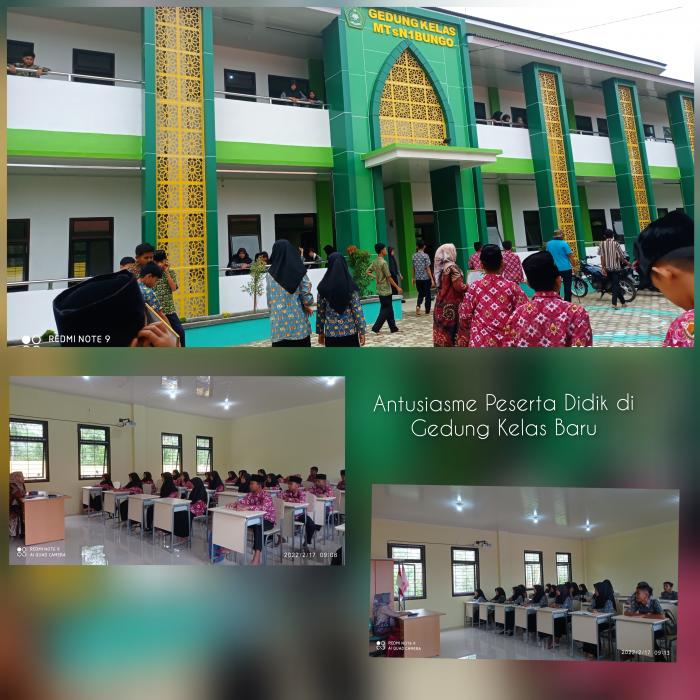 Menengok Antusiasme Peserta Didik di Gedung Kelas Baru MTsN 1 Bungo Menengok Antusiasme Peserta Didik di Gedung Kelas Baru MTsN 1 Bungo
