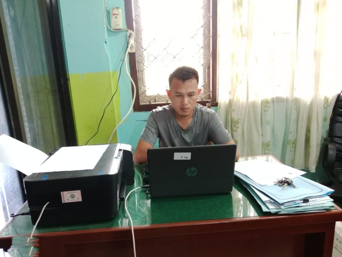 Tingkatkan Kompetensi, Ridwan, S.Pd.I. MTsN 1 Bungo Ikuti Pelatihan Daring Integrasi Materi Bangga Kencana