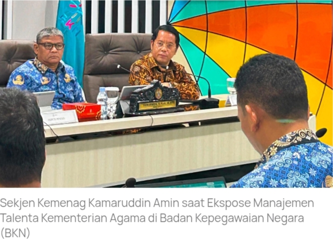 Sekjen: Manajemen Talenta Jadi Fondasi Pengembangan Karier ASN Kementerian Agama