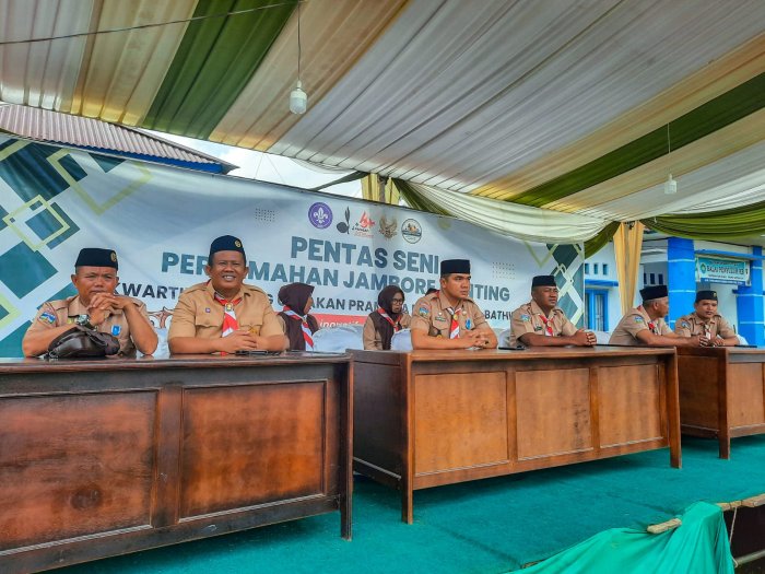 MTsN 1 Bungo Komitmen Kuat pada Pramuka: Kepala Madrasah Hadiri Penutupan Jamran Kwarran Muko-Muko Bathin VII
