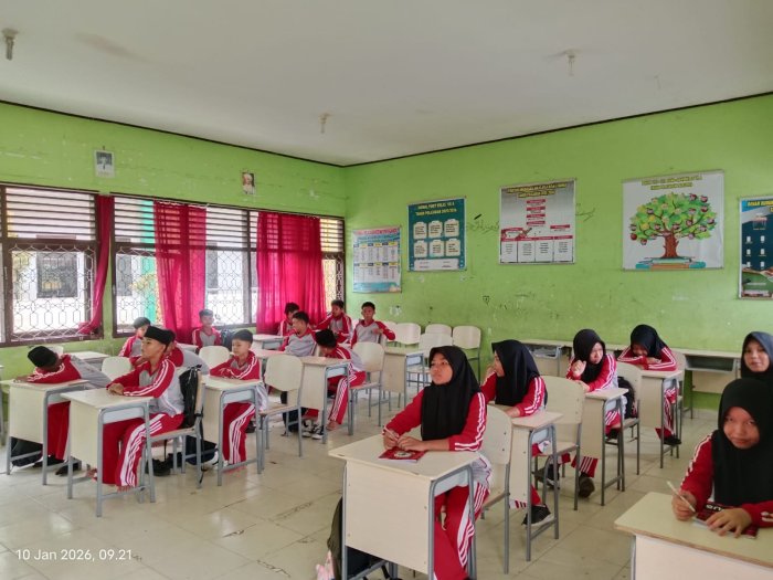 Proses Belajar Mengajar Akhir Pekan Minggu Pertama Semester Genap TA 2025-2026 di MTsN 1 Bungo Berjalan Normal