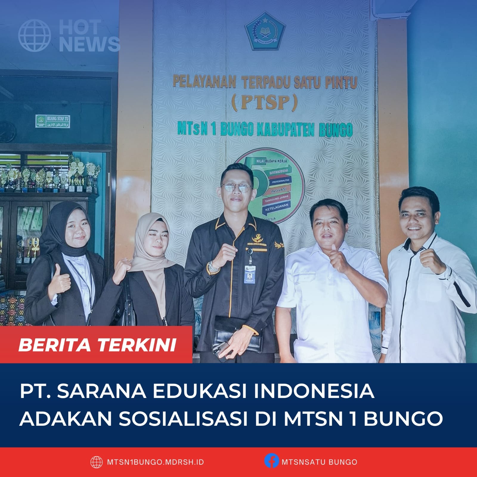 PT. Sarana Edukasi Indonesia Adakan Sosialisasi di MTsN 1 Bungo