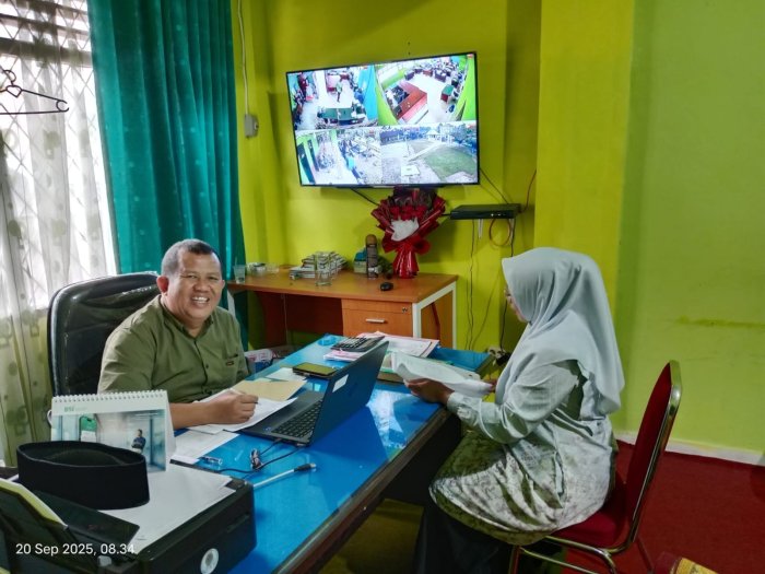 Seluruh Guru Ikuti Tes Wawancara Uji Kompetensi Di Lingkup MTsN 1 Bungo