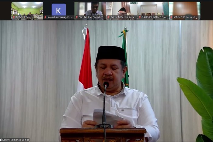 Ikuti Kegiatan Istigosah dan Maulid Nabi Muhammad SAW, MTsN 1 Bungo: Wujud Kepedulian Terhadap Bangsa dan Agama