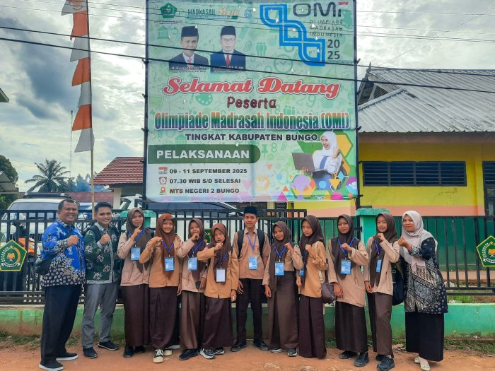 OMI 2025 Tingkat Kabupaten Bungo Berakhir Hari ini, MTsN 1 Bungo: Usaha dan Doa OMI 2025 Tingkat Kabupaten Bungo Berakhir Hari ini, MTsN 1 Bungo: Usaha dan Doa