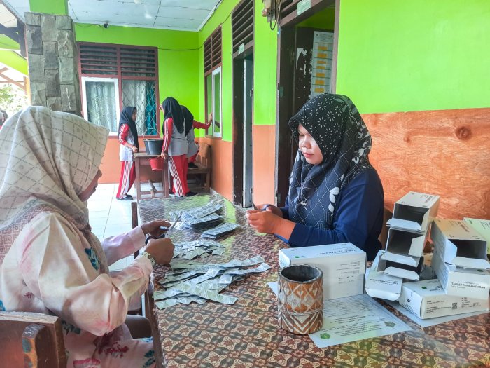 Pengurus UKS MTsN 1 Bungo Siap Kawal Program Tablet Tambah Darah (TTD) bagi Remaja Putri