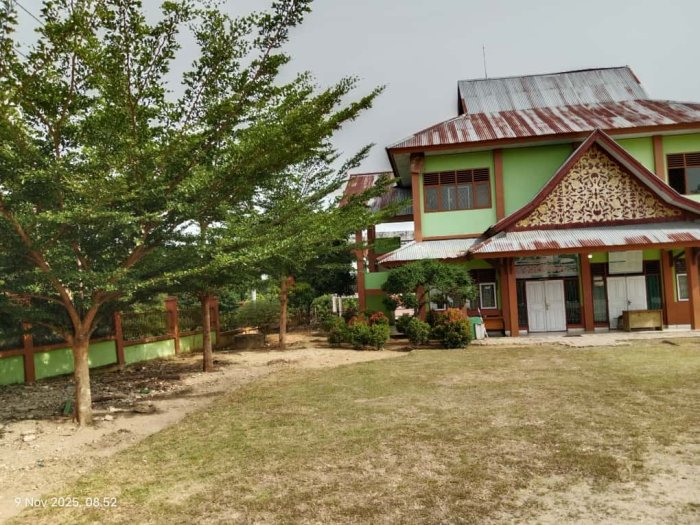 Bukan Sekadar Hijau, Keteraturan Jarak Pohon di MTsN 1 Bungo Hadirkan Keindahan Visual