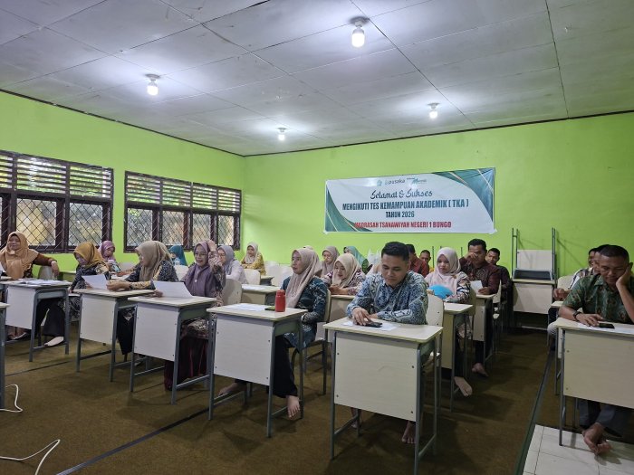 Evaluasi Akhir Tahun, MTsN 1 Bungo Selenggarakan Rapat Penetapan Kenaikan Kelas