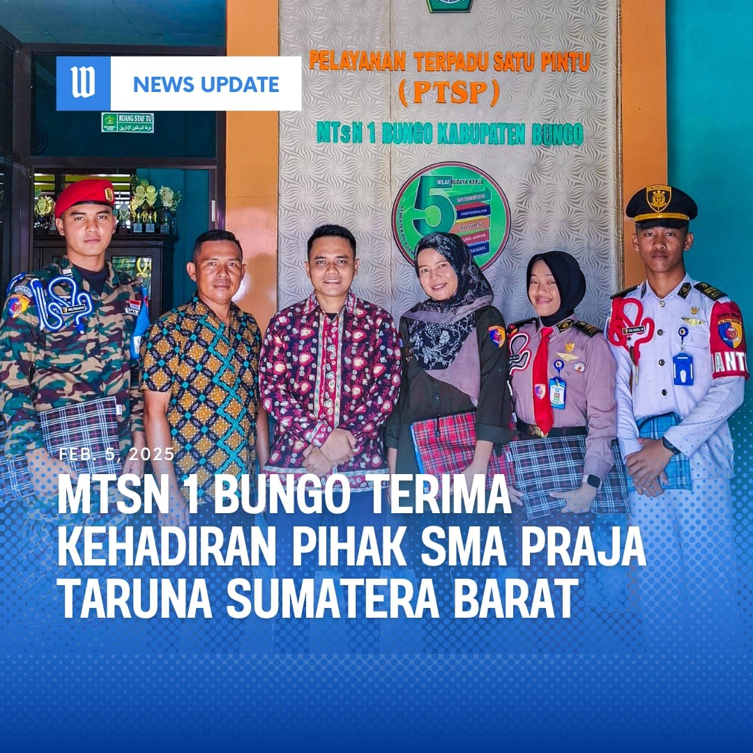 3 Praja Taruna Padang Sambangi MTsN 1 Bungo, Ada apa?