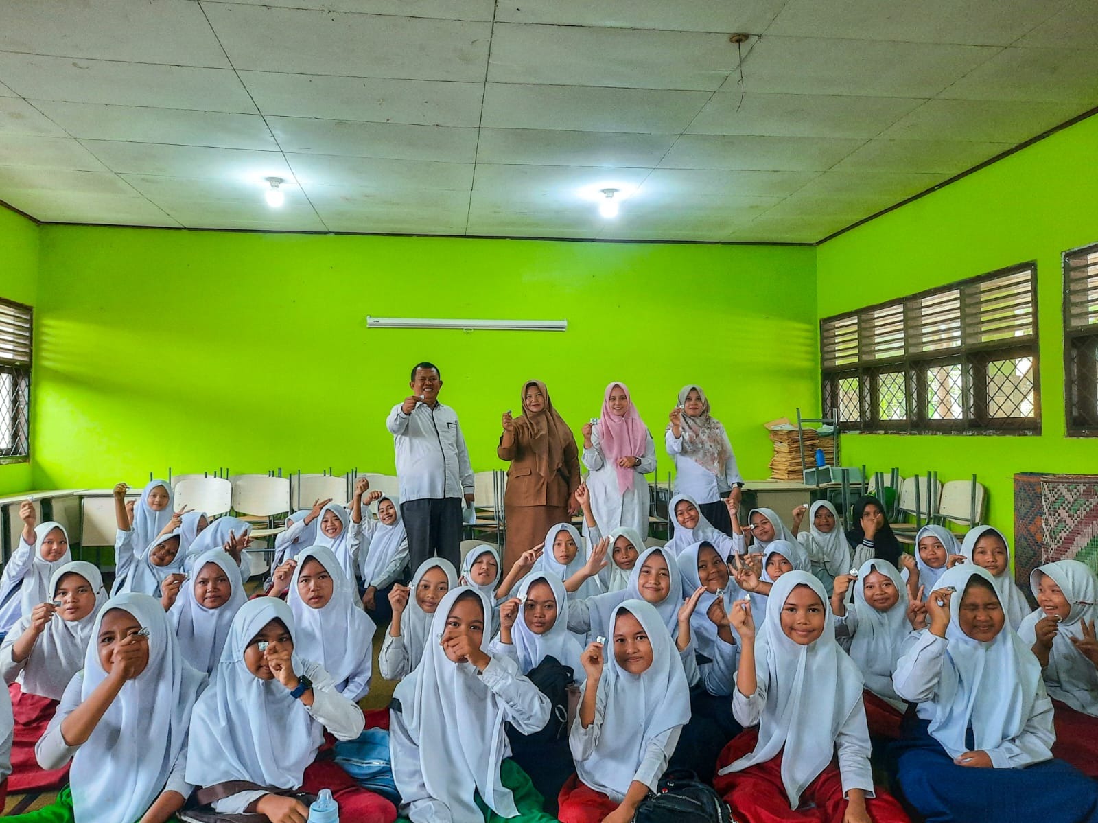 Di Tahun Ajaran Baru, MTsN 1 Bungo Terima Kehadiran Pihak Puskesmas 