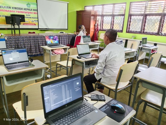 Siap Sukseskan TKA 2026! Proktor dan Teknisi MTsN 1 Bungo Matangkan Perangkat dan Sistem