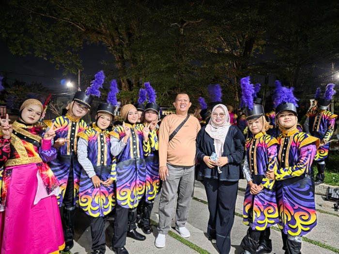 Bahana Gita Caraka MTsN 1 Bungo Tampil Memukau dalam Parade Malam STIGMA 2026