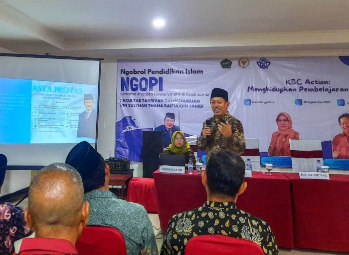 Pokjawas Madrasah Provinsi Jambi Sampaikan Arahan Bermakna dalam Sosialisasi KBC