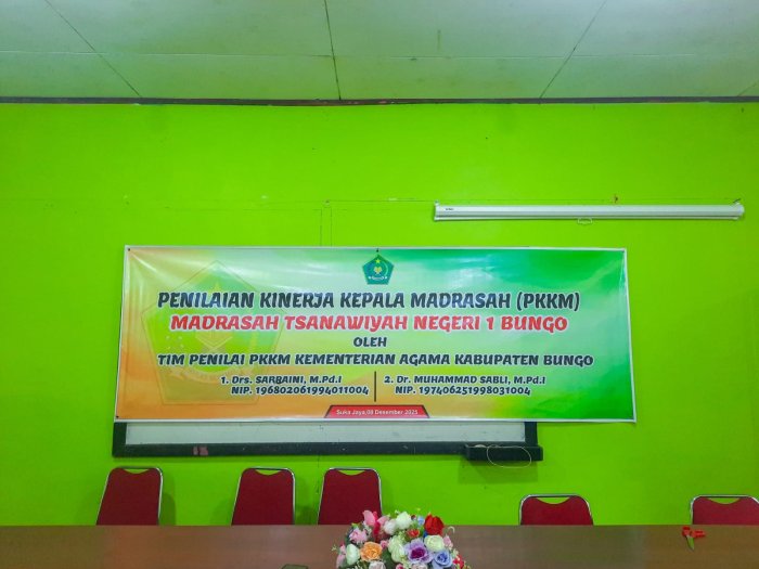 MTsN 1 Bungo Matangkan Persiapan PKKM 2025: Sinergi GTK Menuju Penilaian yang Optimal