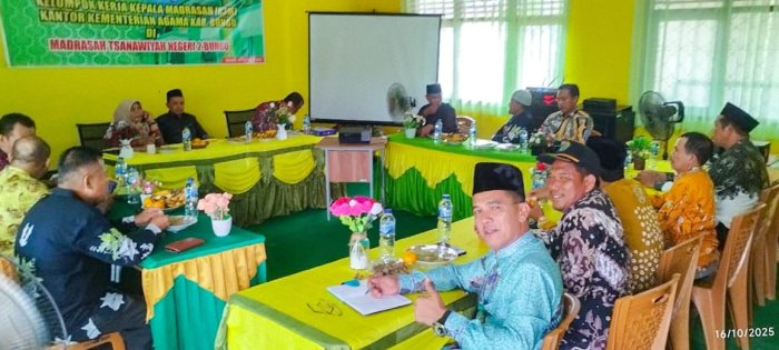 Kepala MTsN 1 Bungo Hadiri Rapat Koordinasi Bulanan K3M Kabupaten Bungo