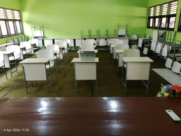 Jelang TKA, MTsN 1 Bungo Pastikan Seluruh Ruang Ujian Siap Pakai