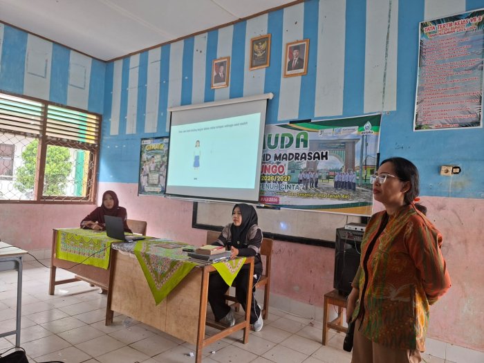 Puskesmas Muko-Muko Bathin VII Bekali Peserta MATAMUDA 2026 dengan Edukasi Kesehatan Remaja dan PHBS di Madrasah