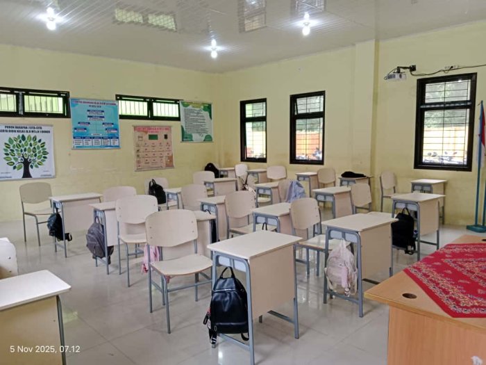 Kebersihan dan Kerapian Kelas Jadi Kunci Kenyamanan Belajar di MTsN 1 Bungo