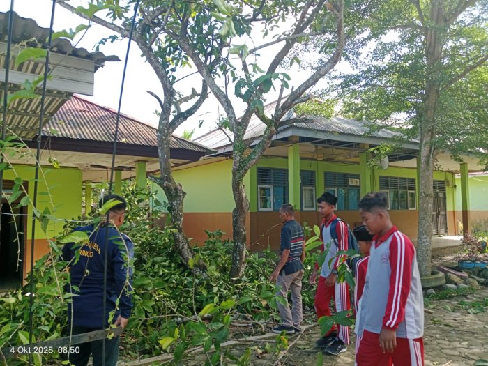 Pangkas dan Tertibkan Pohon Pelindung untuk Utamakan Keamanan Warga Madrasah