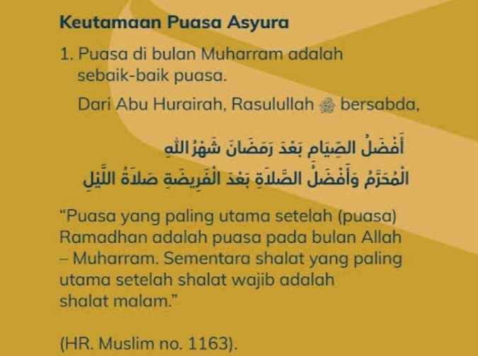 Puasa Asyura, Amalan Sunnah Penuh Berkah di Bulan Muharam