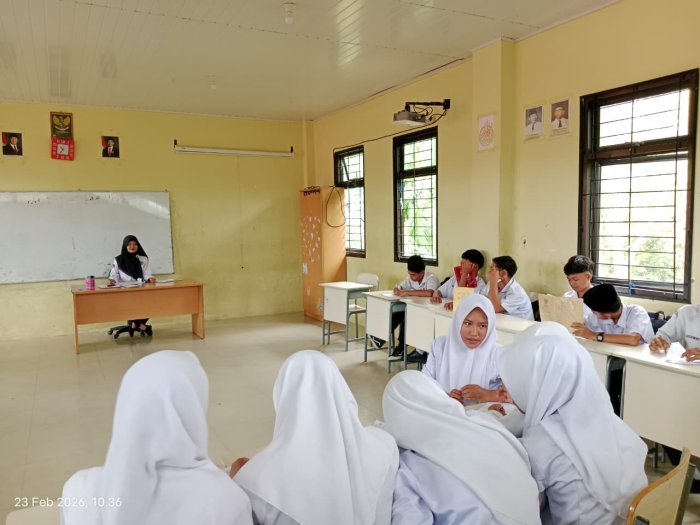 Semangat Ramadan Menggelora, Hari Pertama Pembelajaran di MTsN 1 Bungo Berlangsung Penuh Antusias